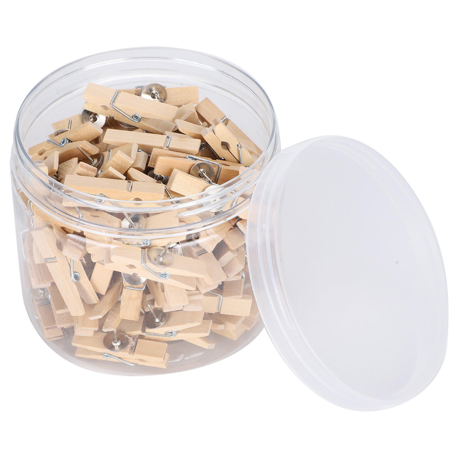 

100 шт. деревянных зажимов, мини-ретро-фото для украшения стен, поделки, рождественской елки