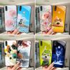 Beautiful Flower Cute Cartoon Cats Case For For Vivo Y85 V9 1723 1727 1726 Tempered Glass Phone Case Protective Cover Hard Shell