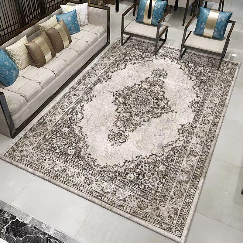 

Oriental Bohemian Carpets for Living Room Decoration Retro Bedroom Carpet Classical Area Rugs Non-slip Old Style Rug Home Mats 60x90cm