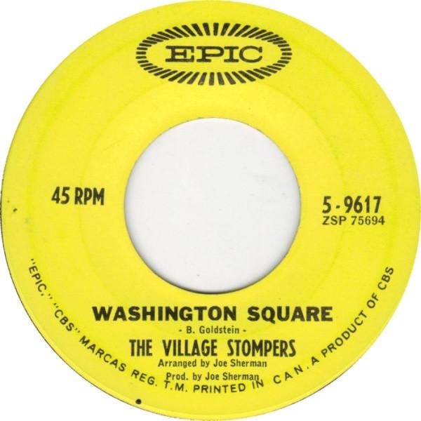 

7inch Record VILLAGE STOMPERS - Washington Square 59617 Epic 1963 Canada Jazz Used