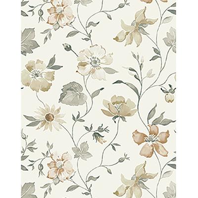 Fresh Flower Self Adhesive Wallpaper Living Room Bedroom Kitchen Wall Renovation Home Decor Stickers Furniture Makeover Stickers