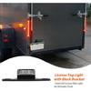 Dream lighting 12volt LED License Plate Light and Bracket for Trailer RV Truck - Cool White Lighting, IP65, 8.2inch