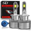 2Pcs 60000Lm D3S LED Headlight Bulbs D1S D2S D4S D1R D2R D3R D4R Turbo LED CSP Lights For BMW Benz Volvo Lamp Canbus 120W Headlamp 6500K