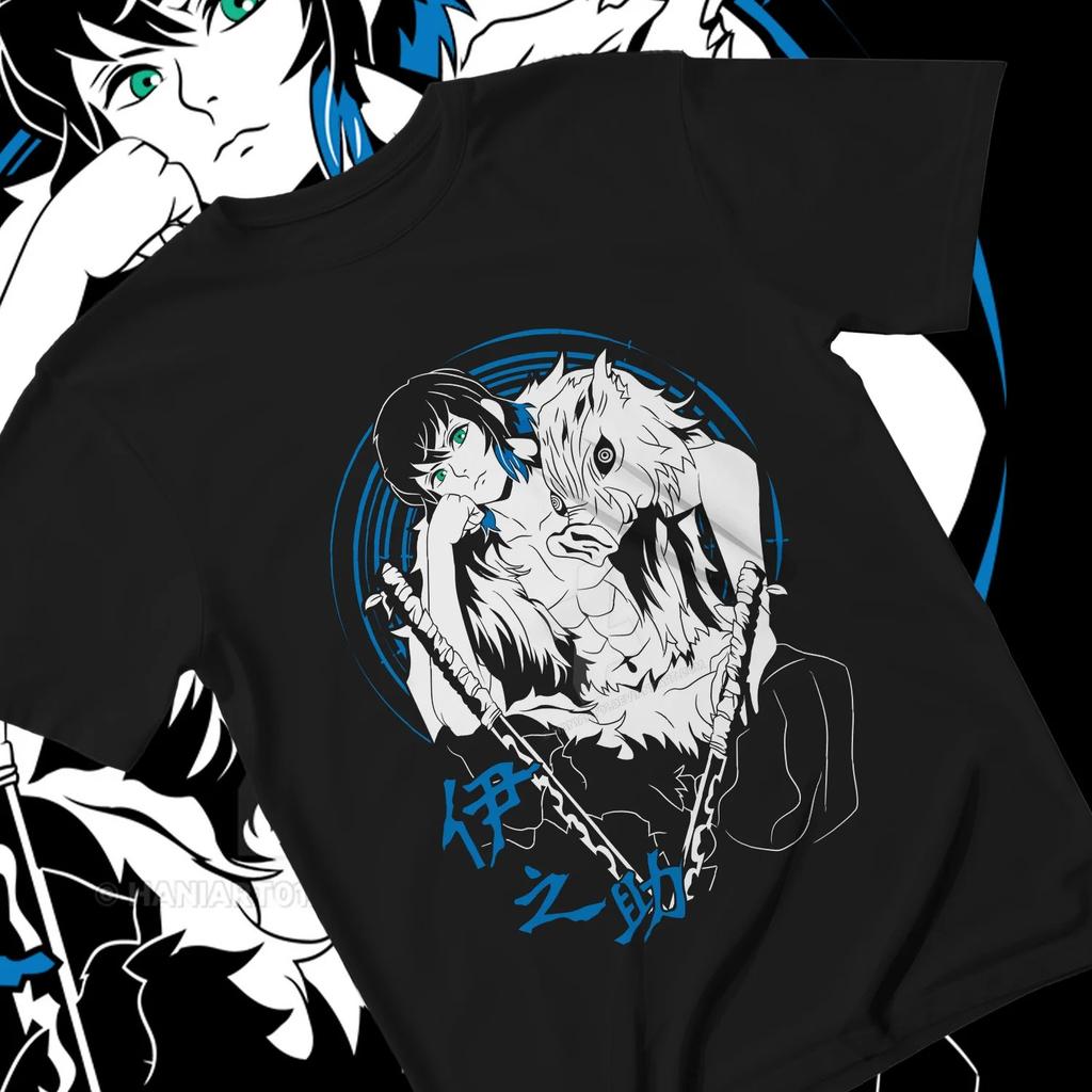 Hot Sale Anime Demon Slayer Kokushibo Graphic Print T-shirt Men Women Streetwear Y2k Harajuku Fashion Casual Oversized Top Cotton Summer New Tee