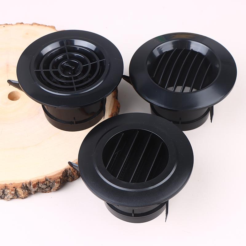 4 Shapes Availables 75/100/125Mm Round Ducting Ventilation Cover Air Vent Extract Valve Grille Air Circulation Vents Cover