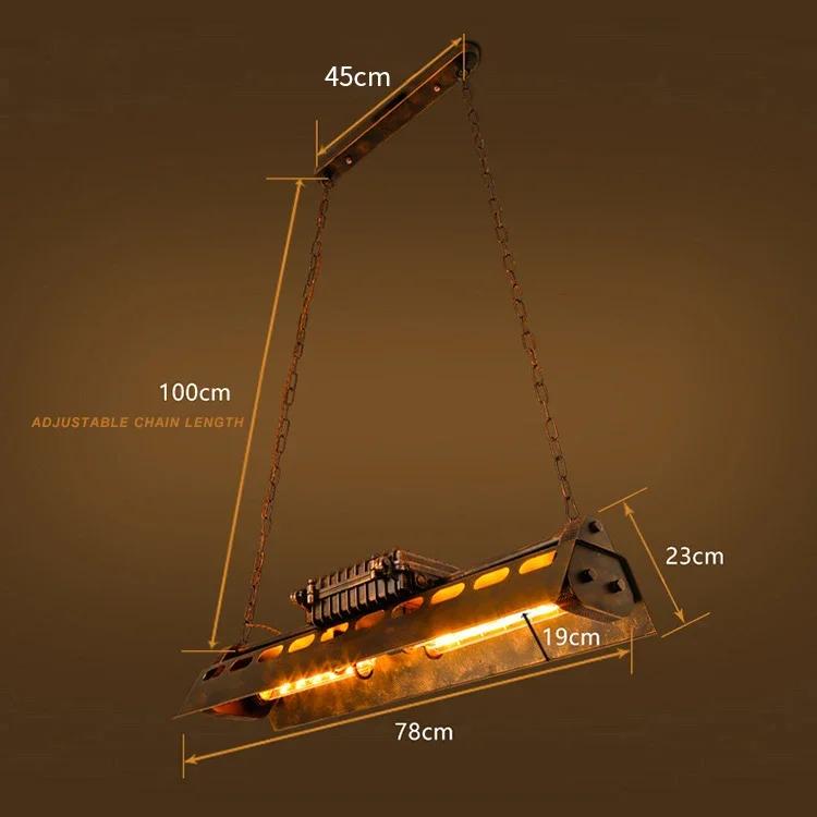 Nordic Industrial Creative Pendant Light Art Loft Vintage Restaurant Decoration Hanging Light Fixtures Retro Edison Bulb Lights