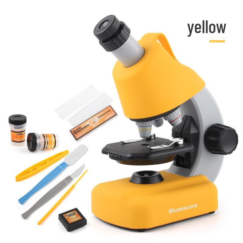 Kids' Portable Microscope Kit: Science Education Toy for Primary School Experiments
