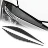 2pcs Carbon Fiber Headlight Eyebrow Eyelid Cover For BMW 3 Series F30 2013-2017 Automobiles Exterior Accessories