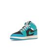 Air Jordan 1 Mid GS, вдохновленные лучшими детскими кроссовками, синий антрацит, ледниково-синий FJ9482-004