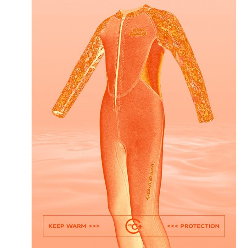 Diving Suit Children 2.5MM Cold-proof Warm-keeping Girls One-piece Swimsuit Snorkeling Surfing Waterproof Mother Coat