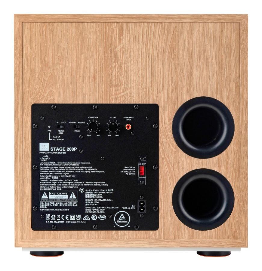 JBL STAGE 2 200P LATTE SUBWOOFER AKTYWNY, JBL by HARMAN