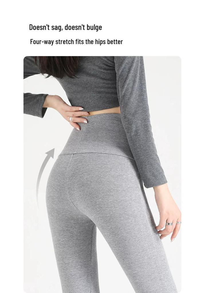 Plus Size Micro-Flare Maternity Pants - Casual, Wide-Leg, No Tummy Support, Slimming, Non-Constricting, Spring/Summer Wear
