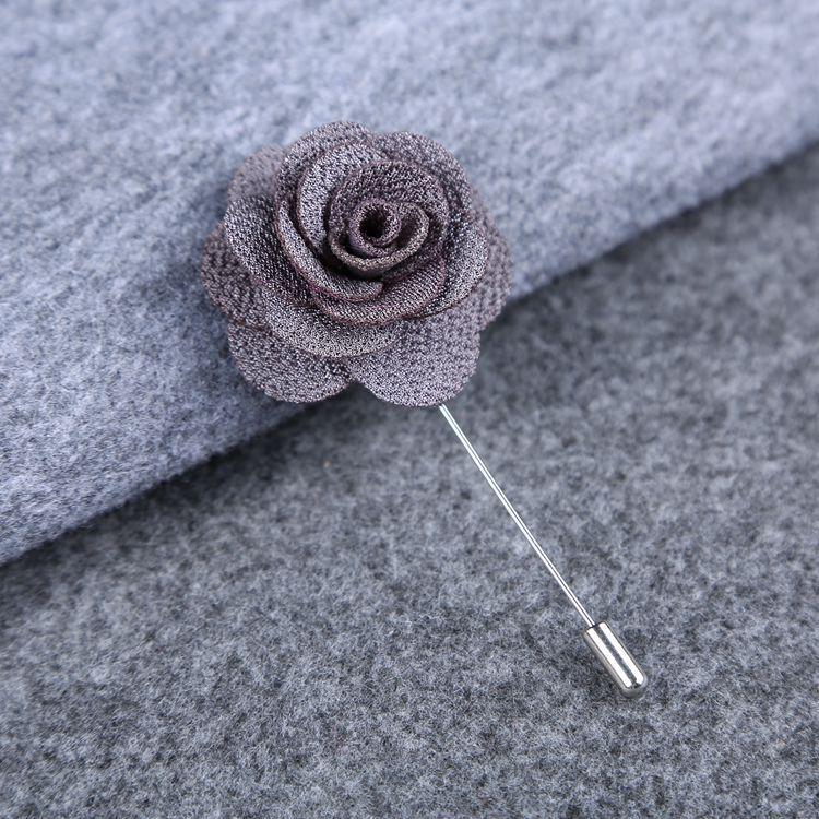Camellia Style Collar Pin Brooch - Unisex Suit Accessory