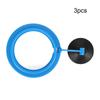 3PCS Plastic Blue Black Aquarium Feeder Fish Tanks Feeding Ring with Suction Cup for All Slow Sinking Floating Feeds