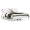 VidaXL Bed Frames Without Mattress White 135x190 Cm Solid Pine Wood, Bed, Bedroom Furniture, Wooden Bed, Bed 3328248