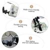 MOLUCKFU 2pcs Bracket Bike Rearview Mirror Support Handlebar Fixture Holder Accessories Mirror Mount Holder Adapter Handlebar Mirror Mount Hole