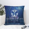 Tomorrowlandd Music Festival Square Pillow Cases Tour Cushion Covers Decorative Throw Pillow Case Cover for Bed 40x40cm