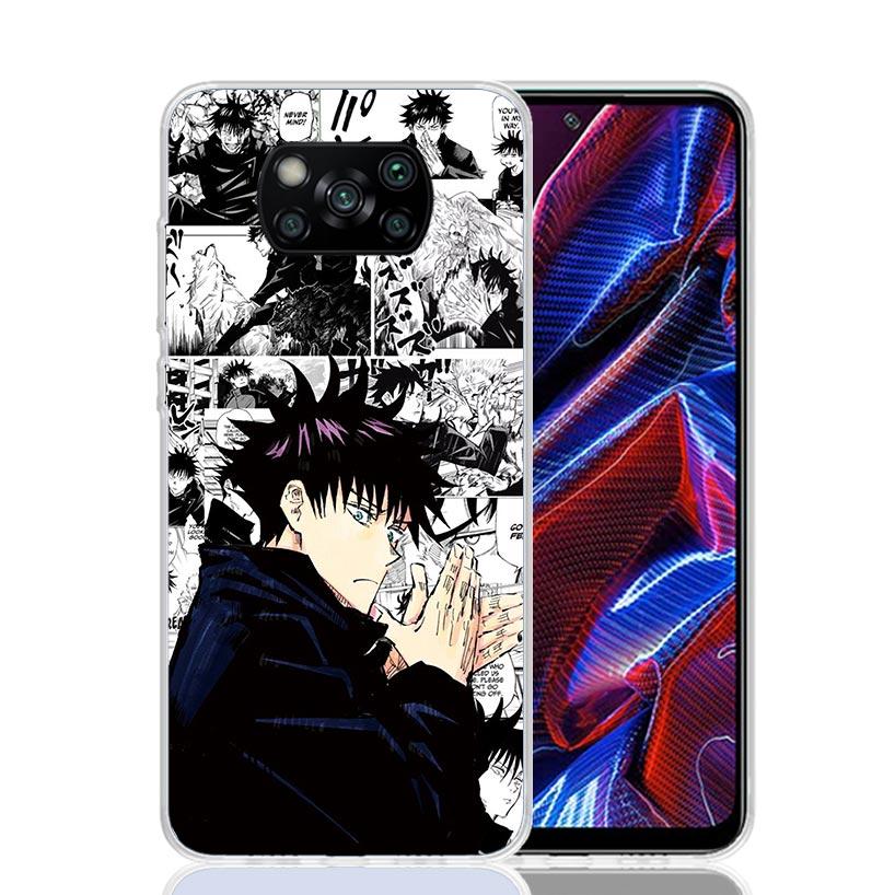 

Kaisens Jujutsus Japan Anime Case Phone Cover for Xiaomi Redmi Note 10 9 9S 8 8T 7 5 Pro Mi 12T 11T 10T 9T 12 11 Lite A3 A2 Tren Redmi Note 9
