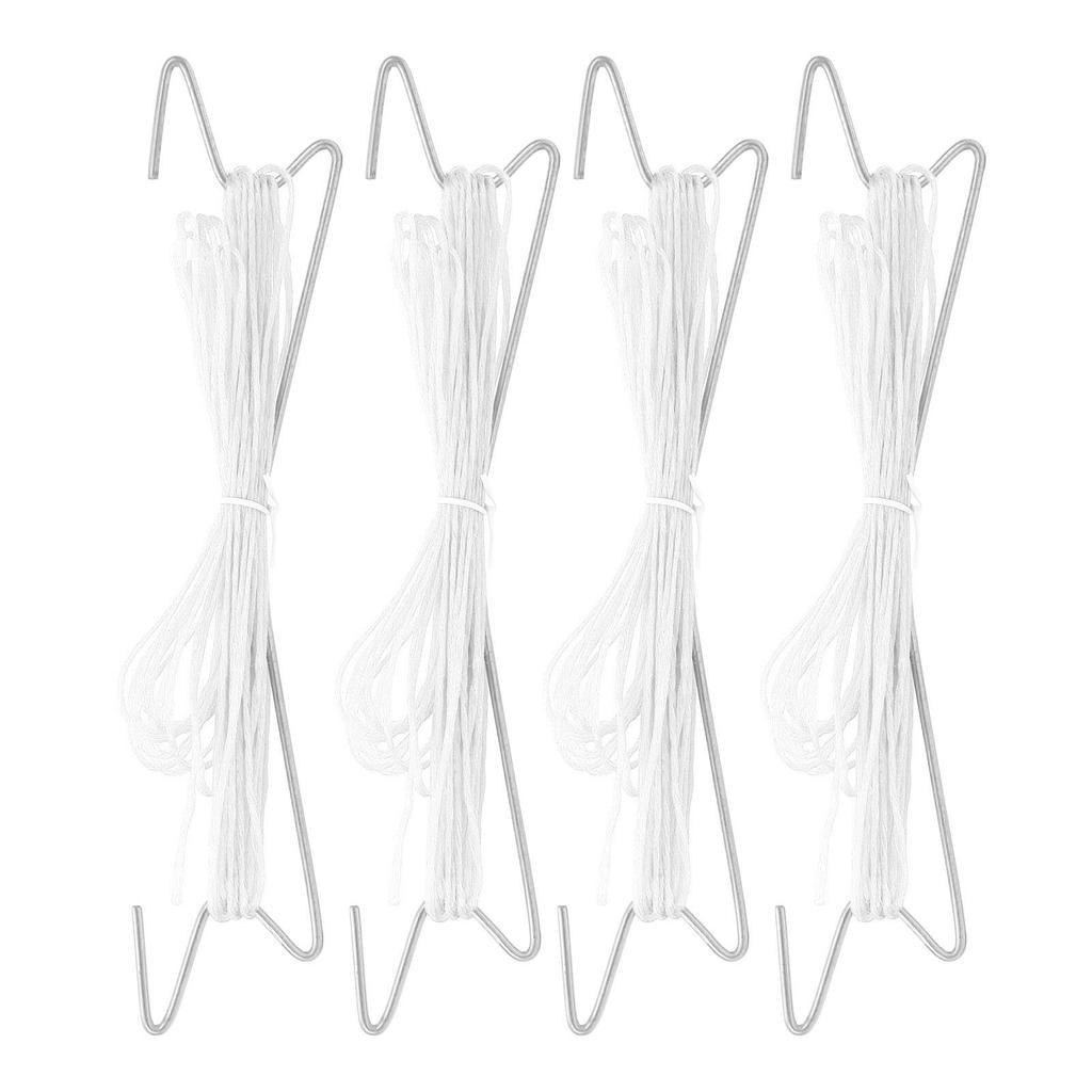 10PCS Tomato Support Hooks Iron Garden Plant Climbing Hooks with 10 Meters Twine to Prevent Tomatoes From Pinching Or Falling Off