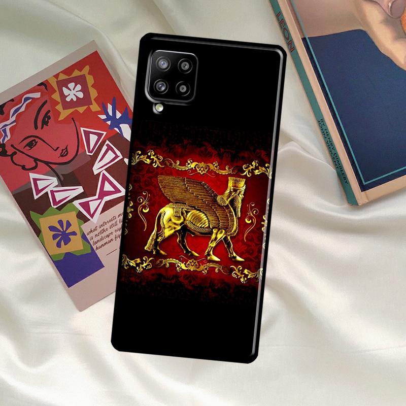 Lamassu Assyrian Winged Lion Case For Samsung Galaxy A33 A13 A36 A56 A23 A52 A32 A12 A54 A34 A14 A16 A26 A53 A15 A35 A55