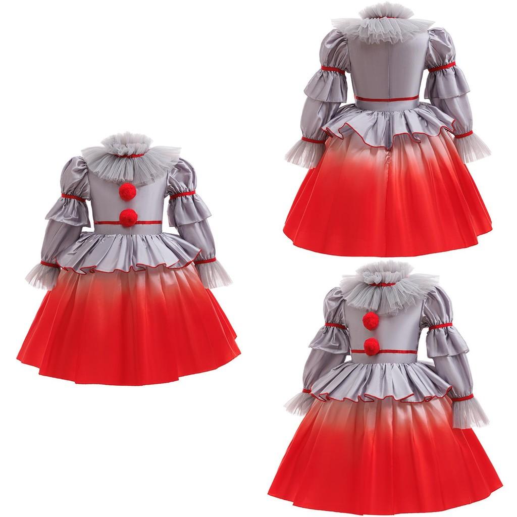 It Cosplay Costume Dress For Kids Halloween Party Dress Up Performance Stage