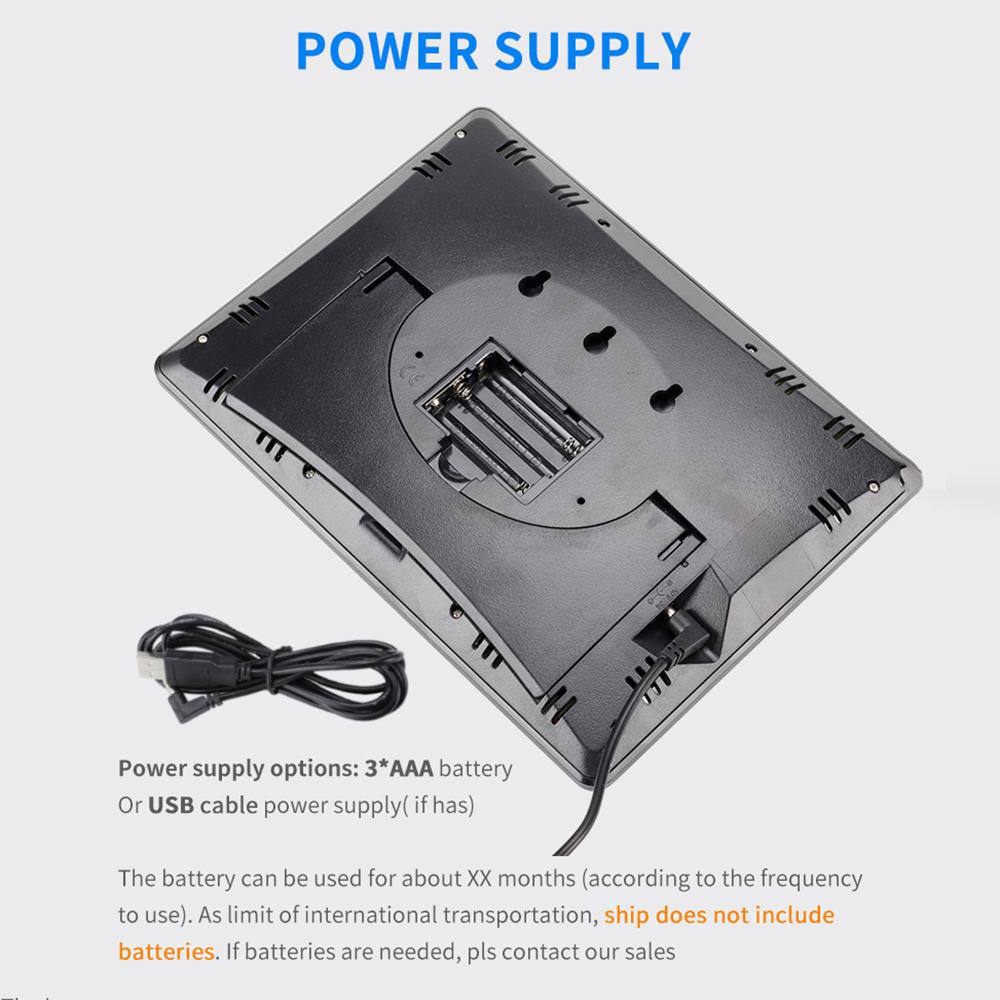 TS-8210 Color Screen Wireless Weather Clock Indoor Outdoor Thermometer Hygrometer Wall Clock