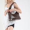 Portable Metal Stud Rivet Shoulder Bag Spicy Girl Punk Style Underarm Bag Handbag Sweet Cool Bucket Bag Girl