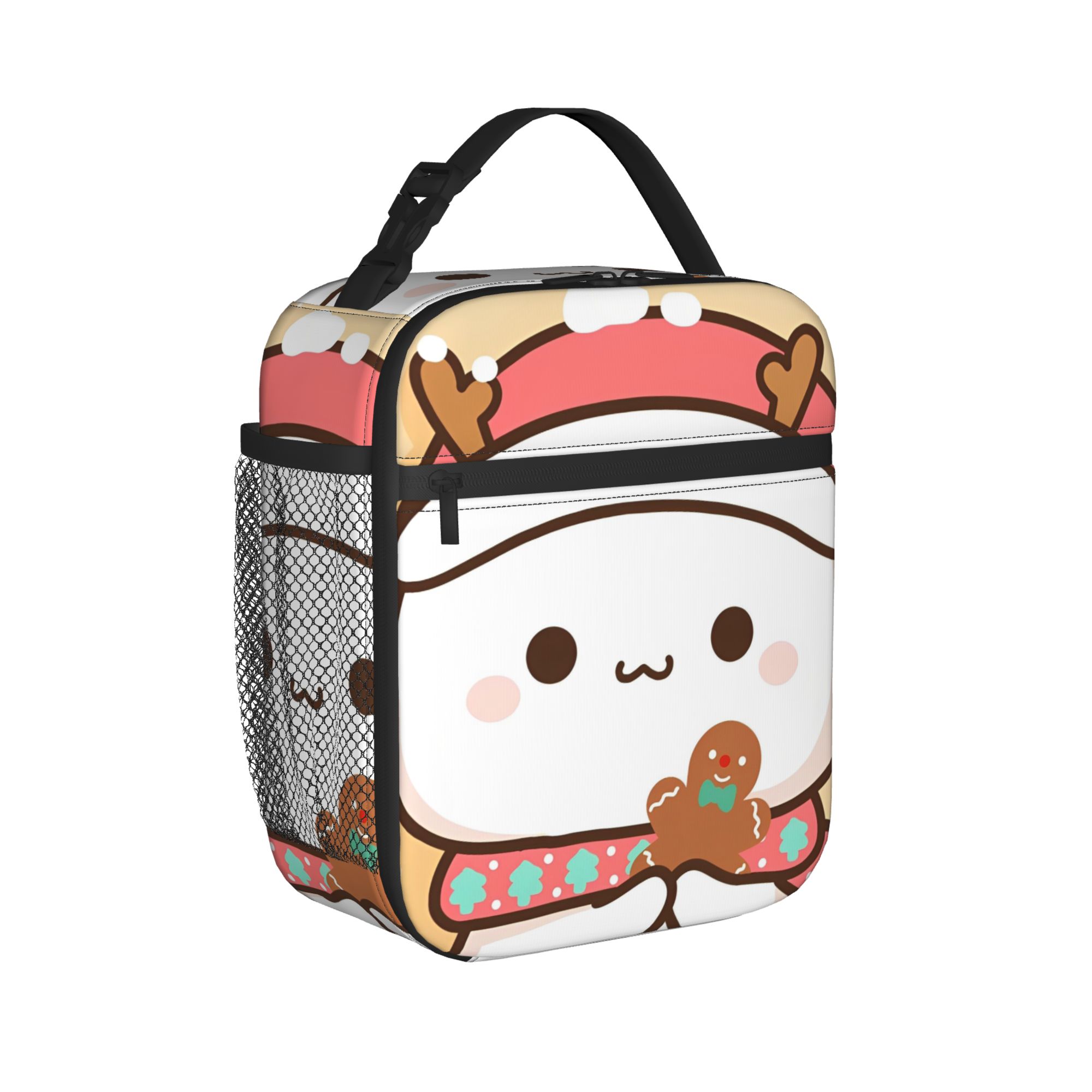 Bear Cartoon Cute Bubu Dudu Thermal Insulated Lunch Bags for Travel Reusable Food Bag Thermal Cooler Lunch Boxes One Size