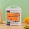 Ergonomic Triangular 18-Color Acrylic Marker Set for Kids and Students