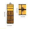 A1A2 Foldable Rock Climbing Storage Bag Durable Carabiner Hook Partitions Holder Hiking Gear