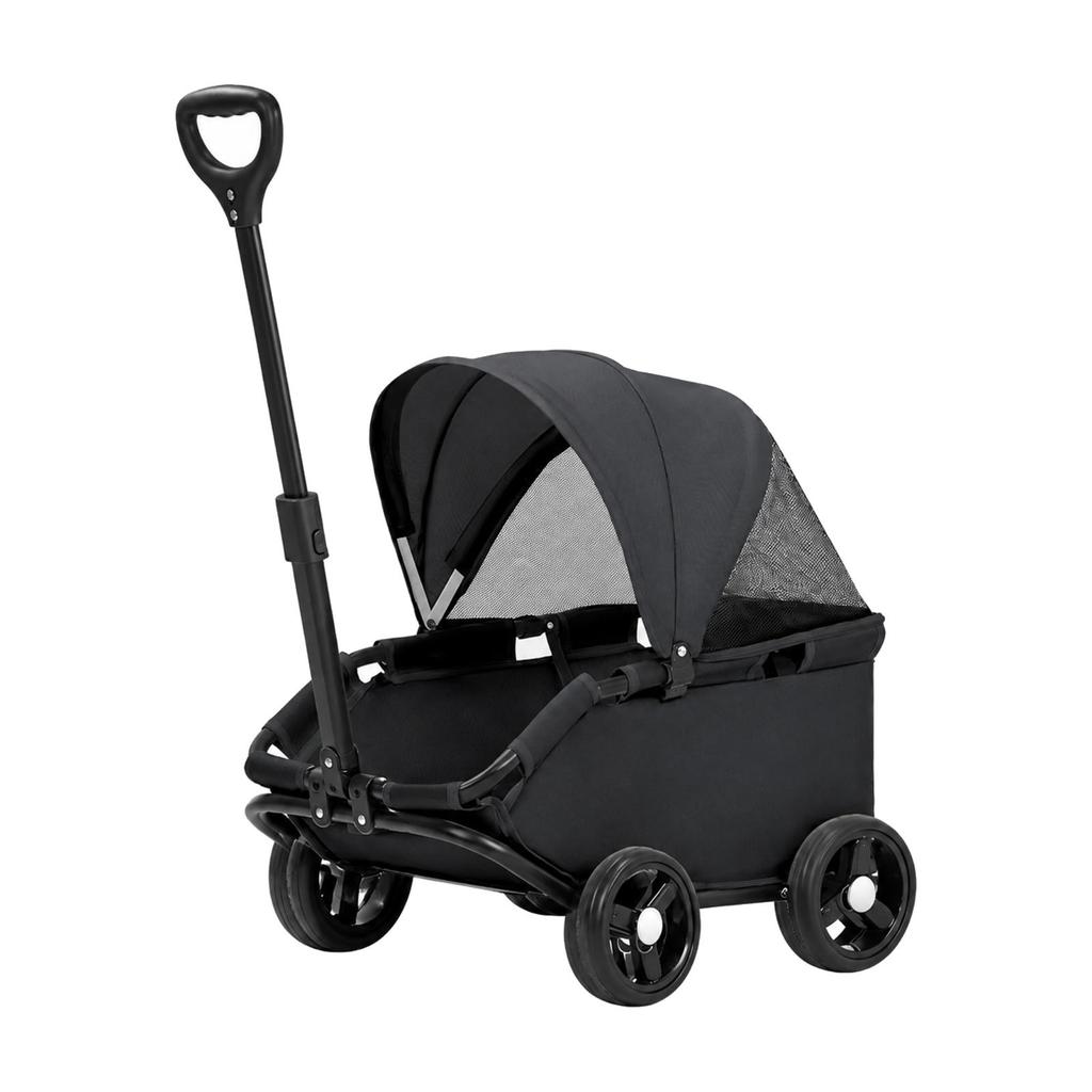 Small Pet Prams Spacious Foldable Ventilated for Outdoor Walks, Shopping Trips, Errands