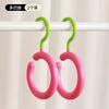 Round ring hooks for bags and hats, non-marking, non-slip storage, non-deformable, rotatable wardrobe decorative hooks