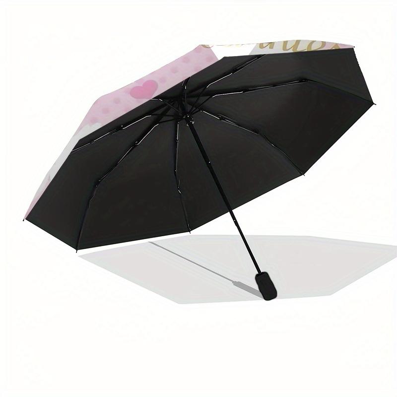 Sugarbunnies, Sanrio Automatic Open/Close Umbrella-Cute Umbrella with Cute Design, Portable 3-Fold Compact Umbrella for Men & Women, Hallowe