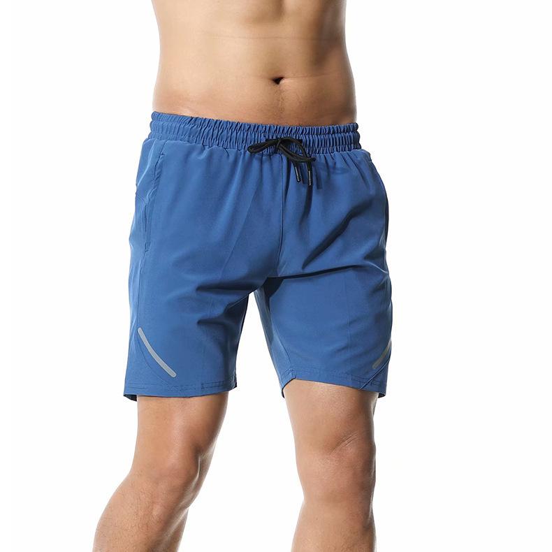 Men's Outdoor Quick-Dry Lightweight Running Shorts with Reflective Strips