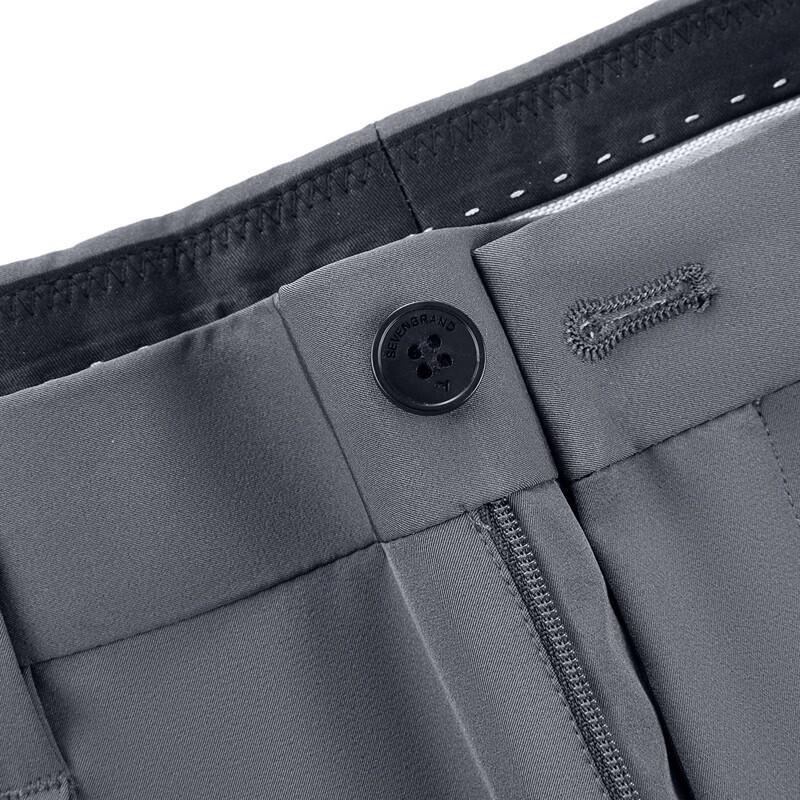 SEVEN Men's Slim Fit Business Trousers
