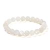 Jingde Jewelry White Moonlight Moonstone Beaded Bracelet - Elegant Simple Fashion for Ladies