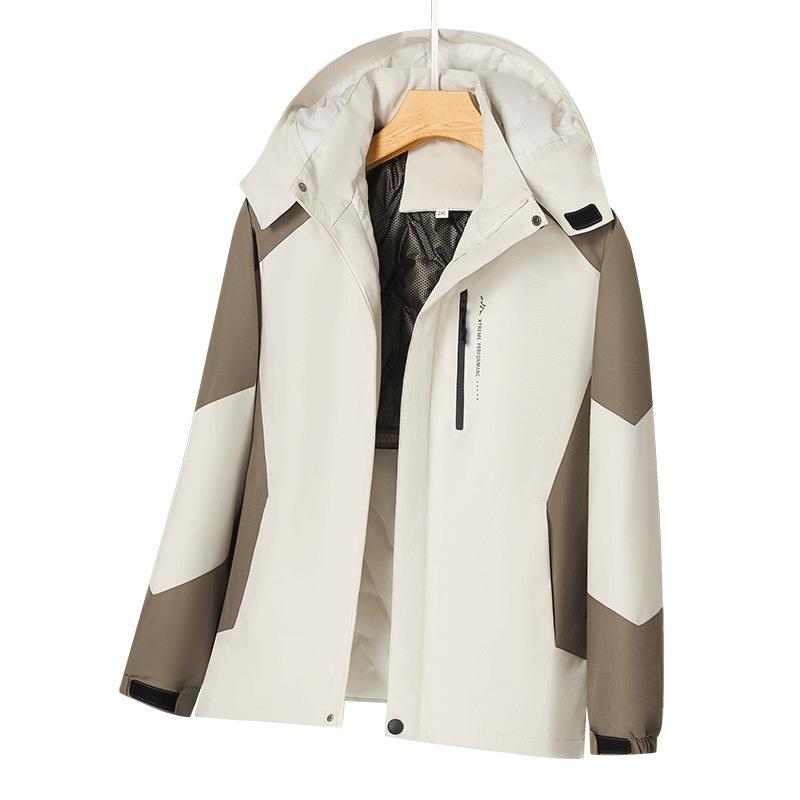 Autumn and Winter Windproof Jacket Women's Graphene Inner Thickened Cotton-padded Jacket Cold-proof Jacket Outdoor Sports Mountaineering 