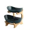 Modern Style Fruit Plate Plastic Material Candy Dish Cake Stand Cake Stand  Snack Serving