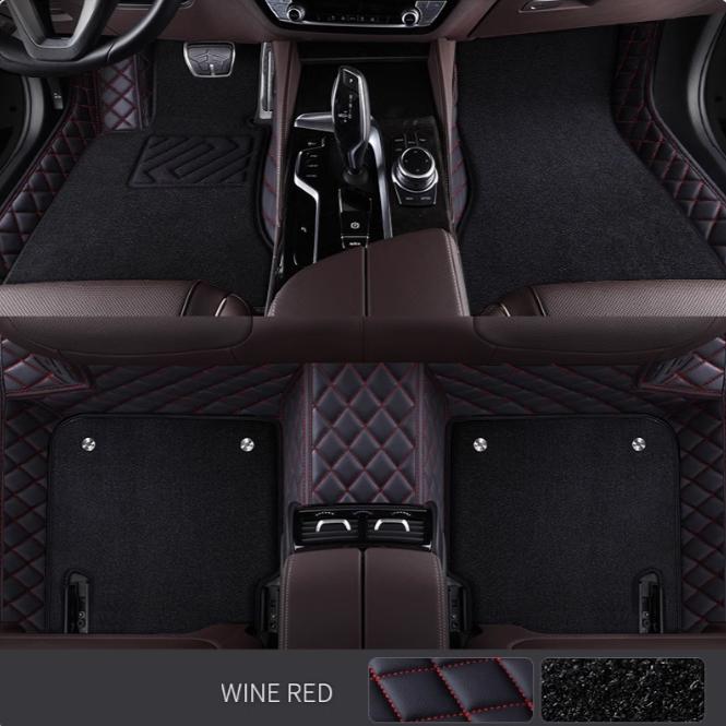 For DS4 Auto New Models Double Layer 5D Custom Car Floor Mats Carpets Foot Liners Car Accessories Voiture