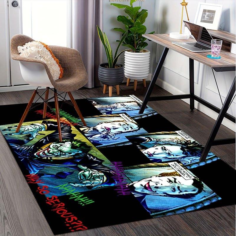The Joker Comic Book Panel Print Poster Wall Art DecorOffice Mat Home Decor Gift For Halloween & Christmas LC35