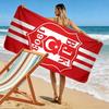Red Shield Beach Towel Design A Must-have Beach Towel for Beach Travel