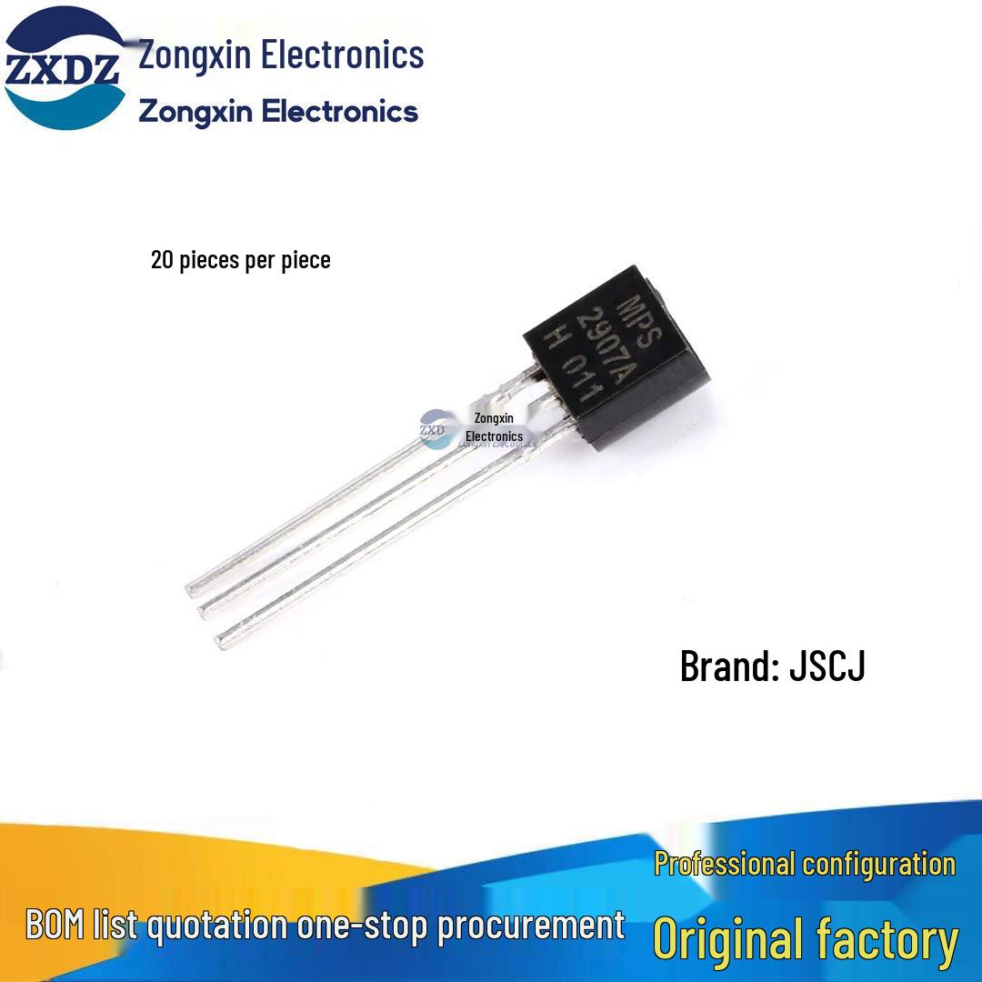 

20-Pack Original MPS2907A TO-92 NPN Transistor -60V/0.6A Through-Hole