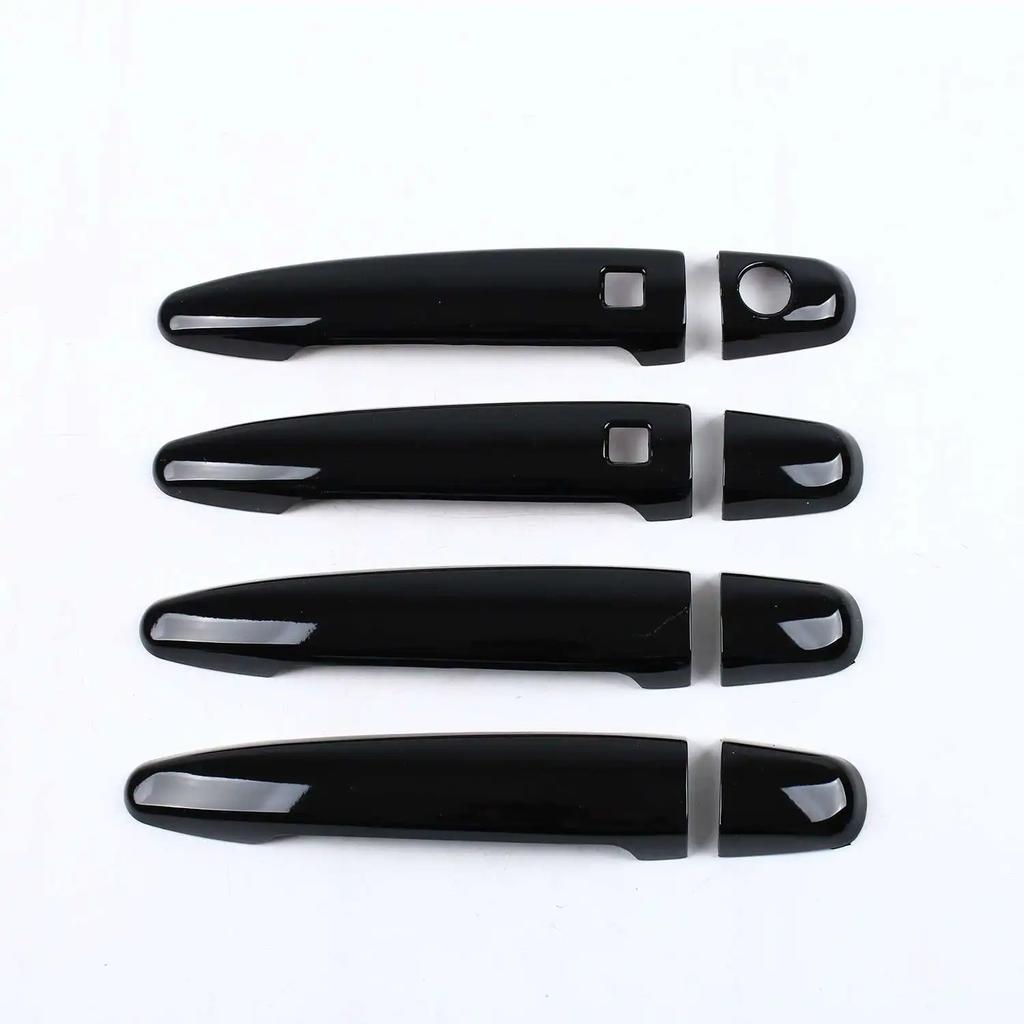 For Toyota Land Cruiser Prado 120 J120 LC120 2003 2004 2005 - 2008 2009 ABS Glossy Black Door Handle Cover Trims Car Accessories