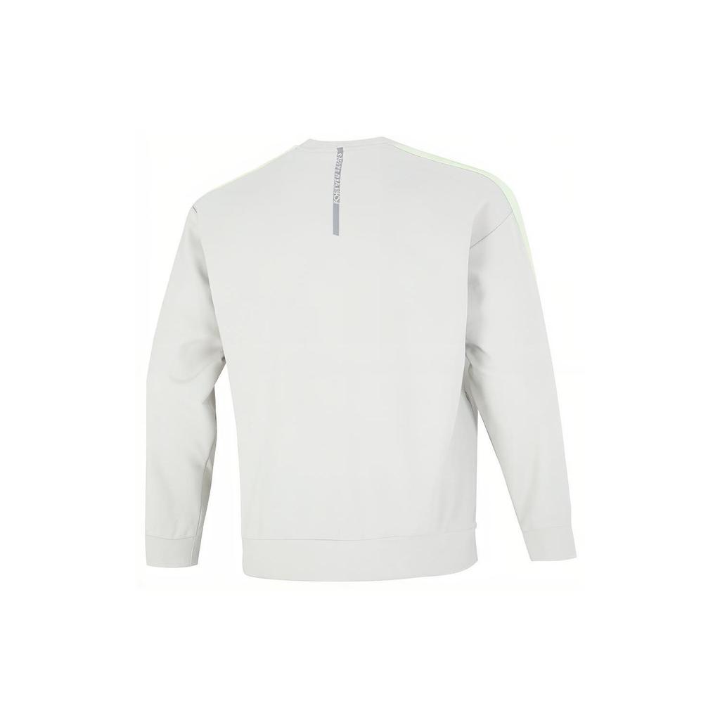 Puma Color-Block Logo Sport Casual Crew Sweatshirt Unisex Tops Grey 538830-09