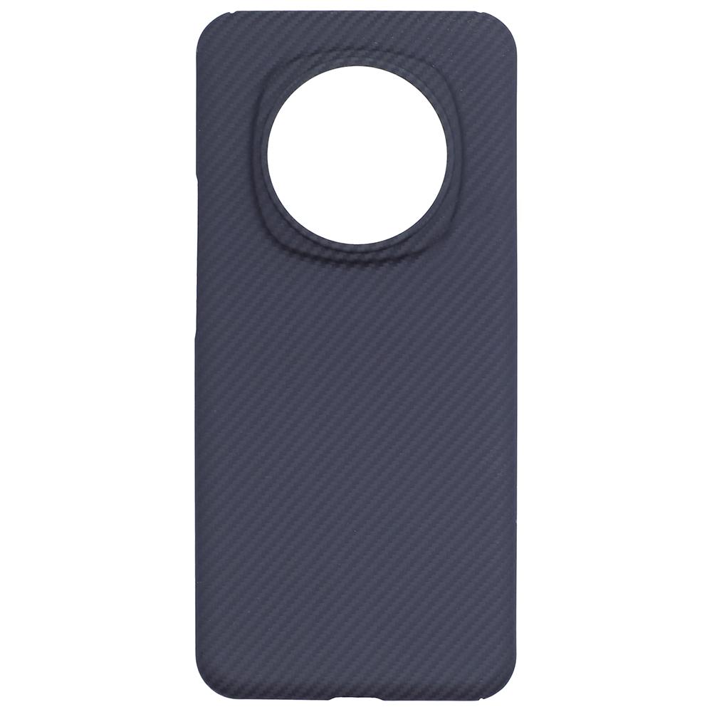 

For Honor Magic6 Pro 5G Aramid Fiber Case 600D Fine Texture Slim Phone Cover,Black (Big Lens Hole) A