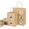 500Pcs Monkey Shaped Sticker Decorative Wrapping Labels For Scrapbooking Journal Notebook Phone Laptop Gift Packaging