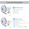Tuya Smart Life RGB Neon Light Black LED Strip WIFI Neon Rope Lamp DIY Music Sync Bedroom TV Backlight Gaming Room