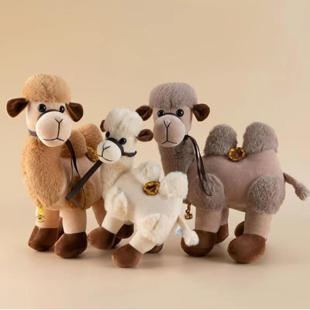 Fluffy Camel Stuffed Animal Soft Stuffed Camel Doll Desert Animal Plush Camel Toy Sleeping Hug
