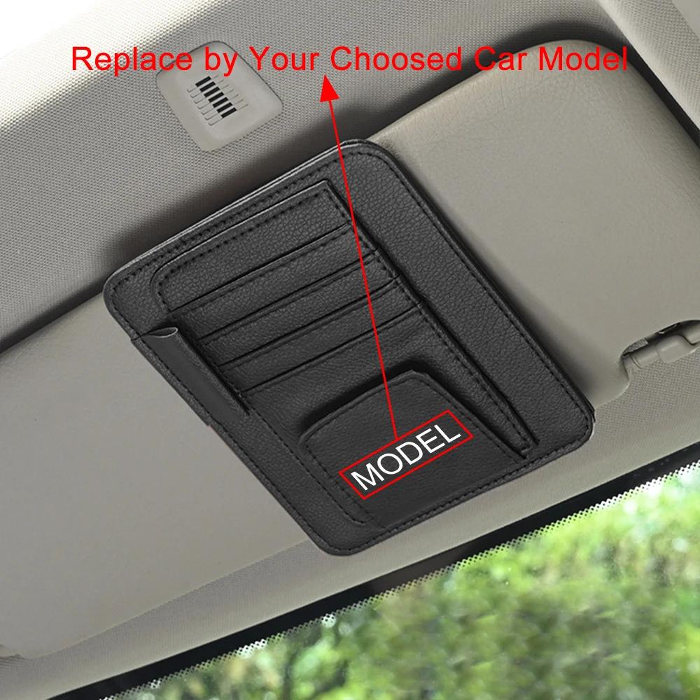For Cadillac ATS CTS Escalade STS CT6 XT4 SRX XTS CT4 EXT BLS CT5 SLR SLS XLR Car Sun Visor Storage Clip Auto Accessories AGW1