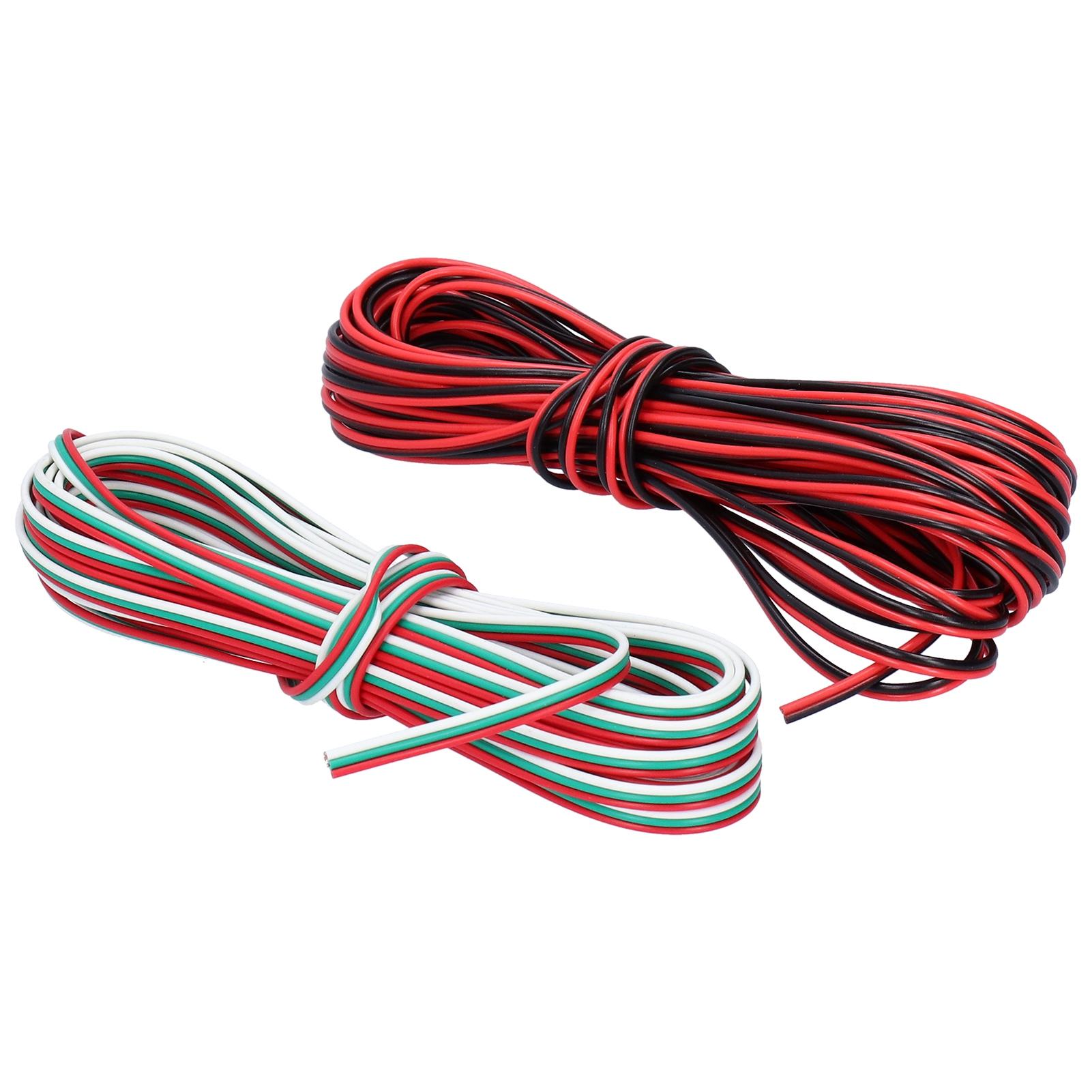 

RGB Extension Connector Wire LED Strip Cable Connecting Cord 2Pin 3Pin Interface Lighting Parts